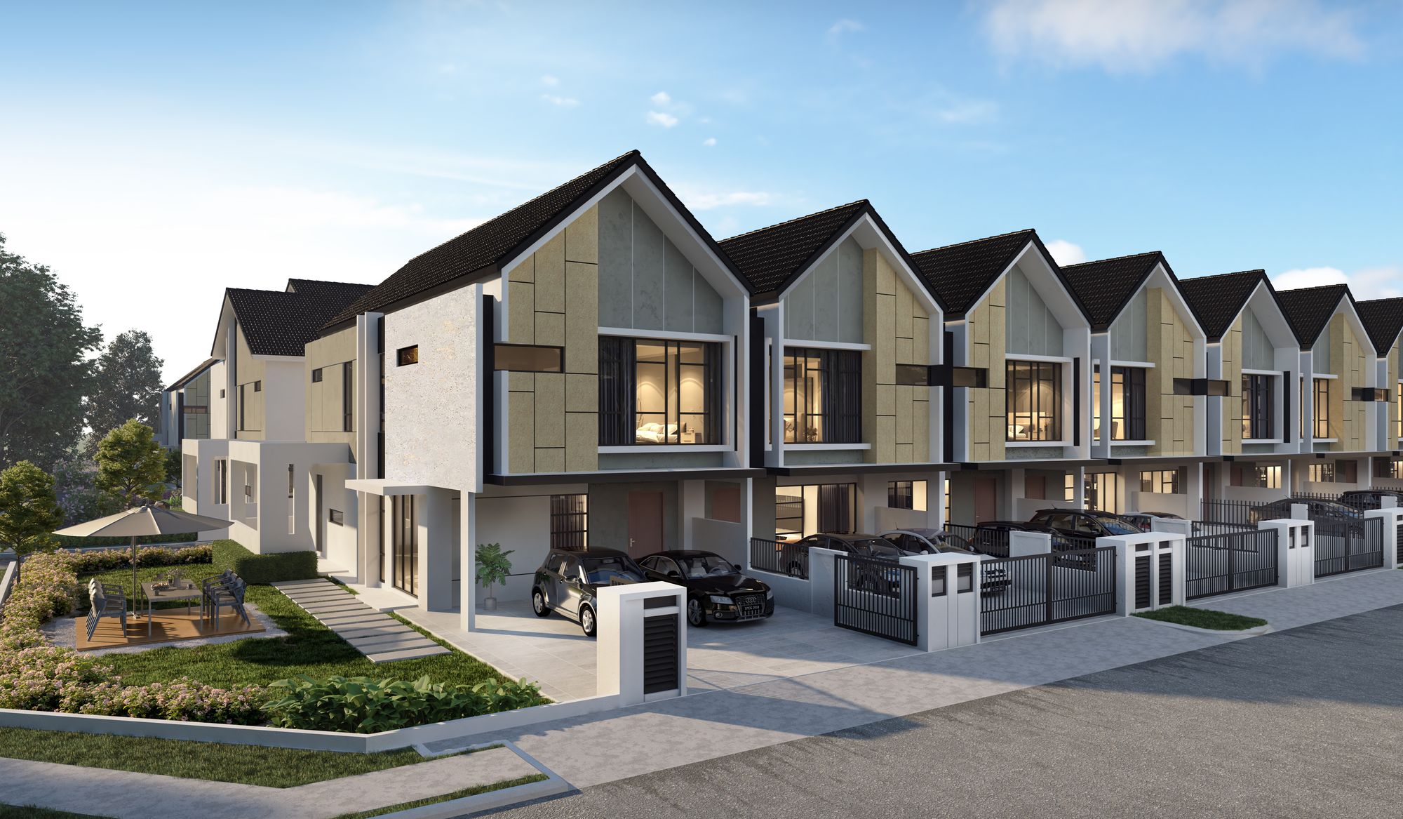 Cello – Type F1 2-Storey Terrace Homes Cello Type F1 2-Storey Terrace Homes exterior view in Taman Desa Tebrau