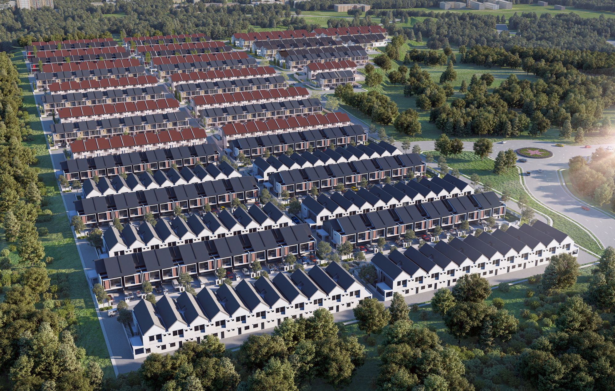 Cello – Aerial View Aerial view of Cello in Taman Desa Tebrau