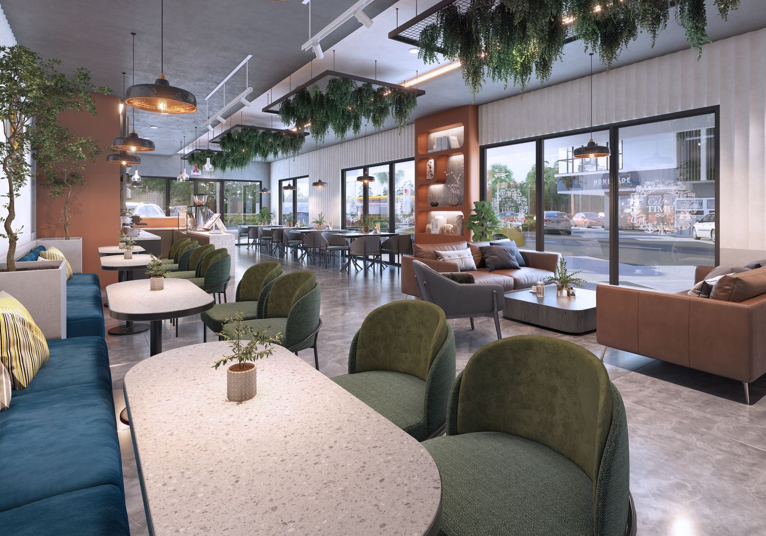 Bintang Bayu Business Hub - Interior Spacious interior floor layout of a shop office unit at Bintang Bayu Business Hub