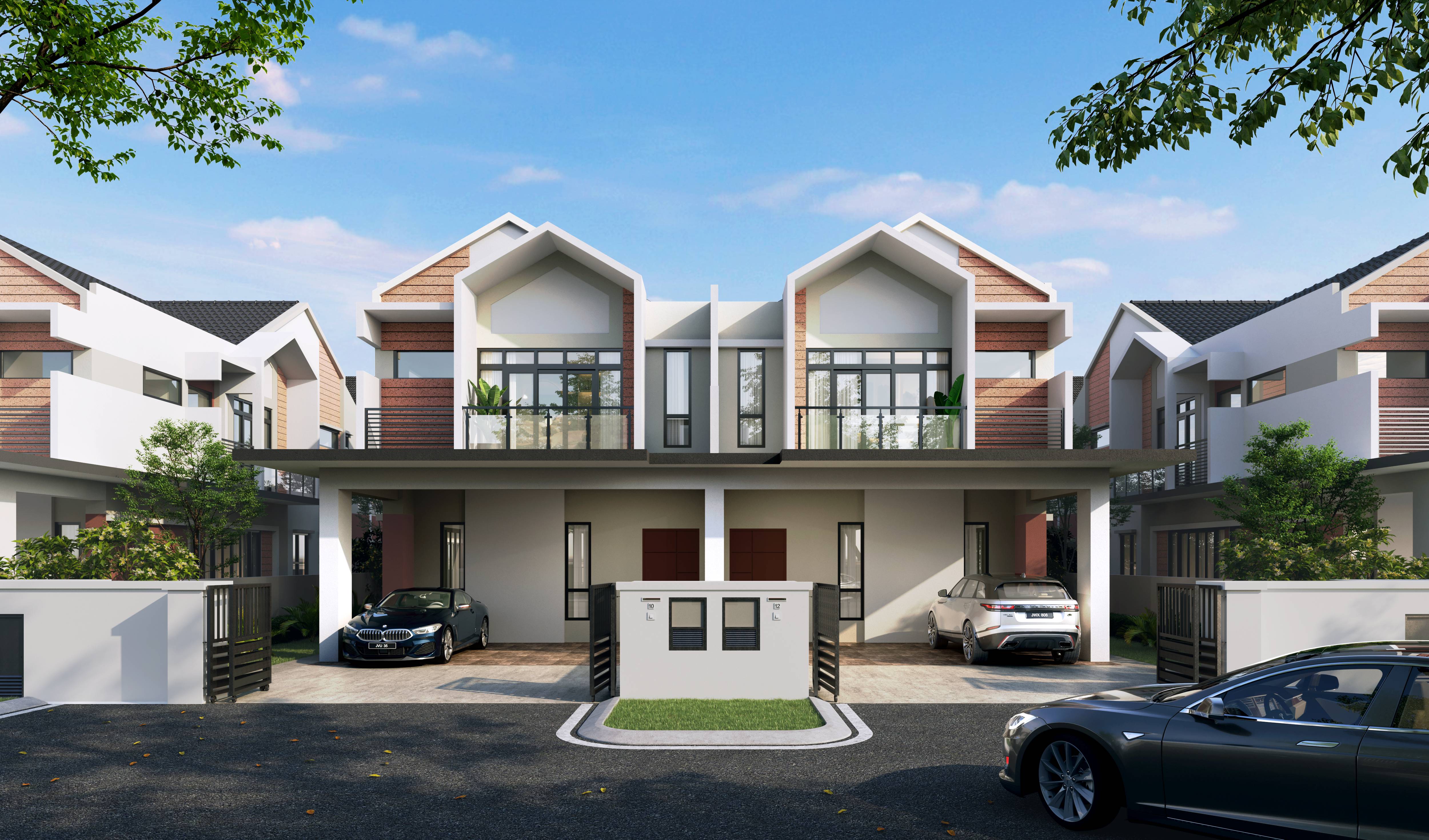 Harp - Cluster Homes Harp cluster homes exterior view in Taman Desa Tebrau