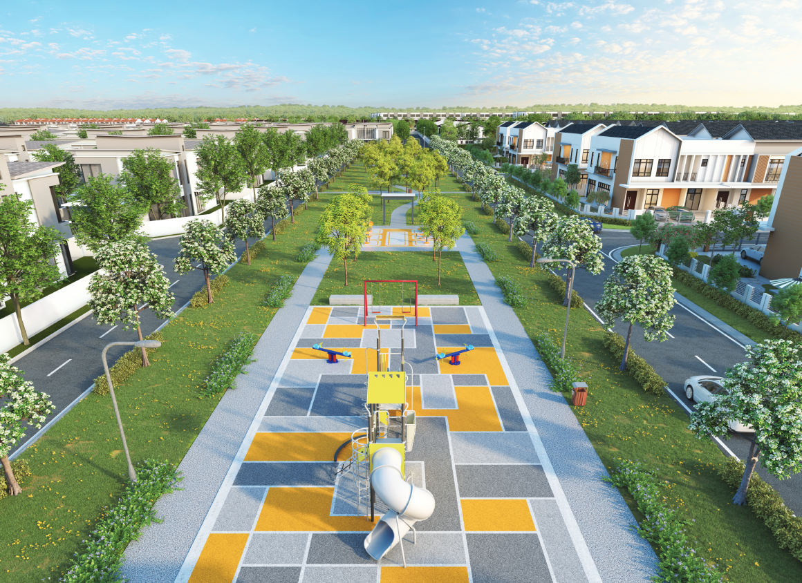 Serunai - Linear Park Playground Serunai linear park playground in Taman Desa Tebrau